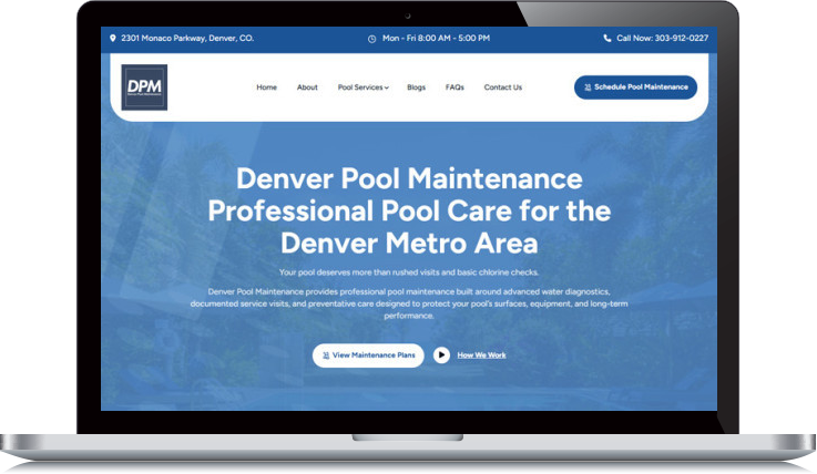 Desktop Screenshot of Denver Pool Maintenance