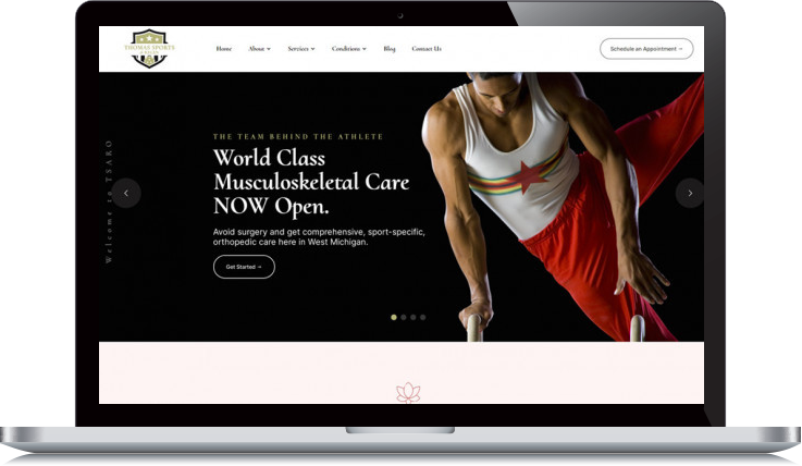 Desktop Screenshot of Thomas Sports & Regen