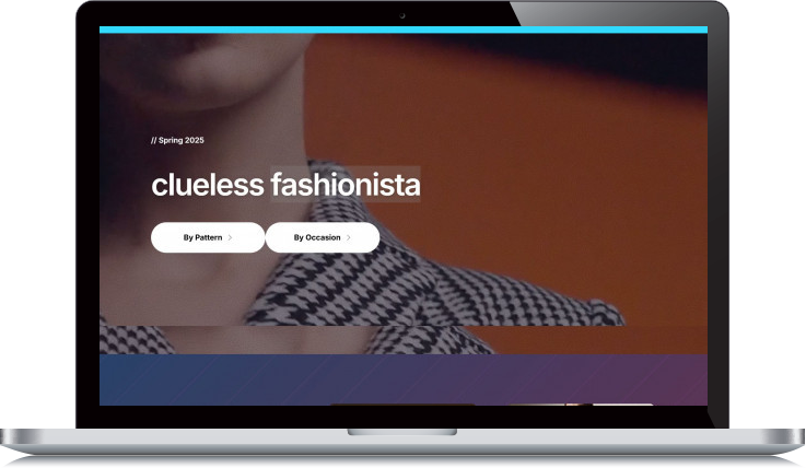 Desktop Screenshot of Clue less fashionista