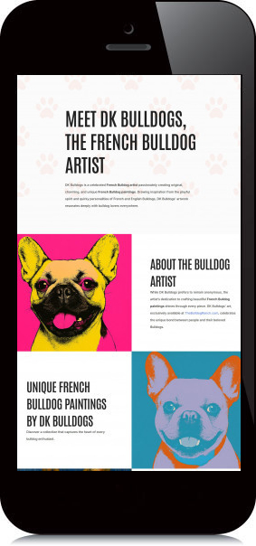 Mobile Screenshot of DK Bull Dogs