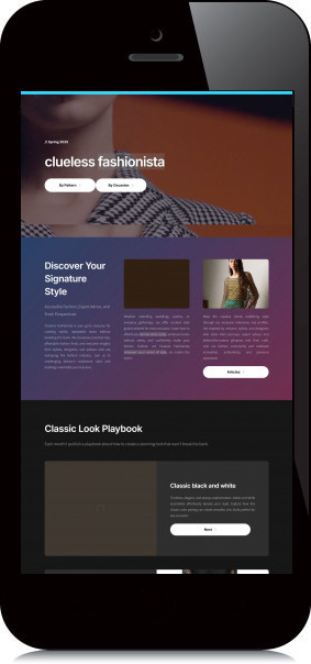 Mobile Screenshot of Clue less fashionista