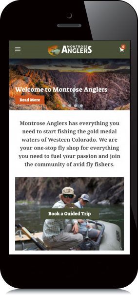 Mobile Screenshot of Montrose Anglers